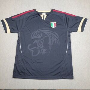 Mexico Futbol Soccer Jersey Mens Size XL Black Short Sleeve Performance Unitalla